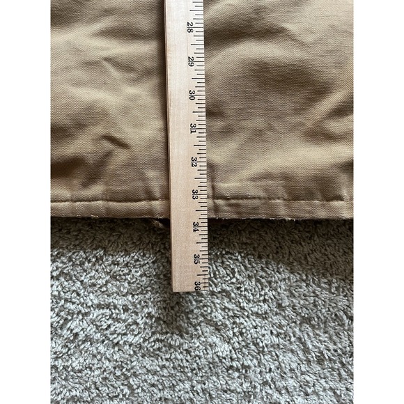 VTG Carhartt Mens Heavy Khaki Canvas Barn Coat Mens XL USA Made Distressed - Picture 15 of 16